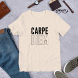 Short-Sleeve Unisex T-Shirt "Carpe Diem Large Text"