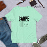 Short-Sleeve Unisex T-Shirt "Carpe Diem Large Text"